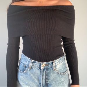 Aritzia off the shoulder sweater